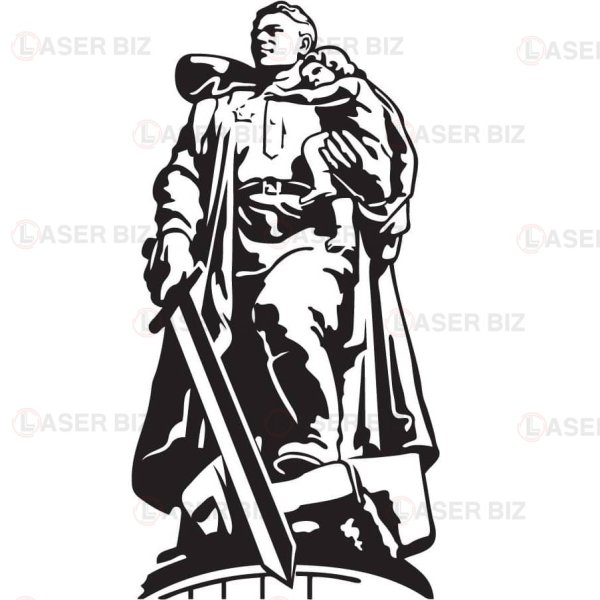 Памятник воину освободителю вытынанки