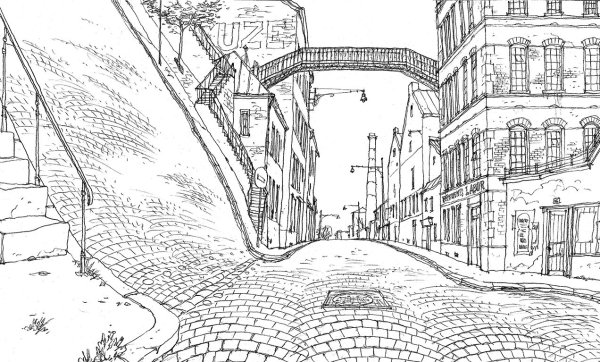 Угловая перспектива в пейзаже