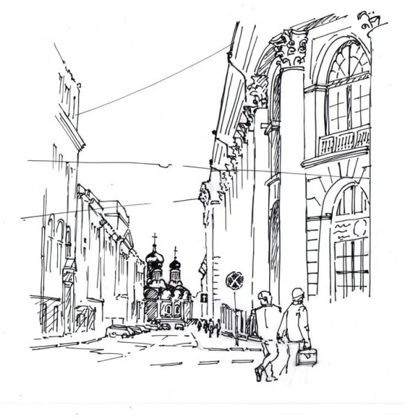 Графика улочки