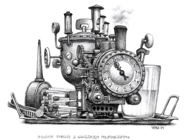 Паровые механизмы стимпанк