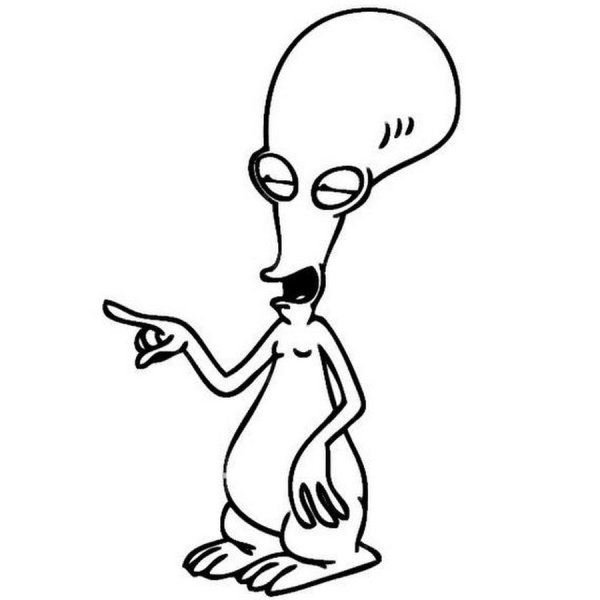 Роджер американский папаша эскиз