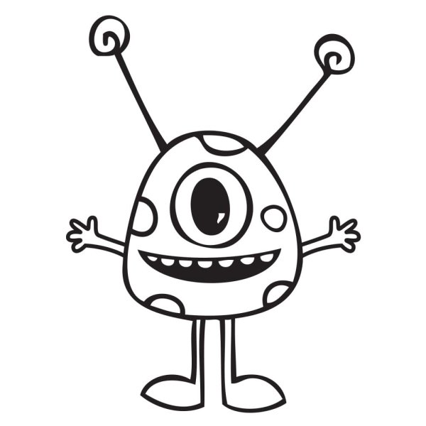 Раскраска инопланетяне для детей