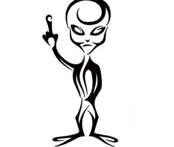 Инопланетянин рисунок
