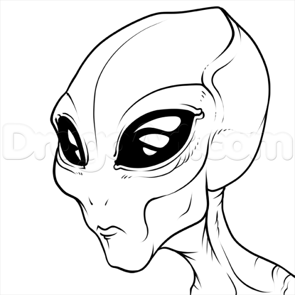 Пришелец эскиз