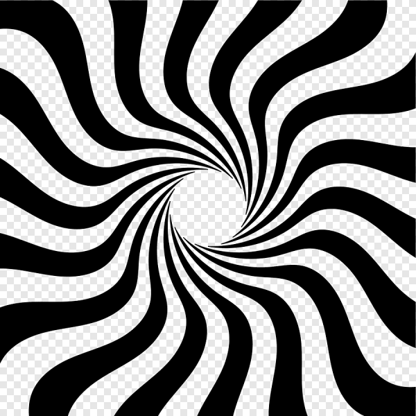 Черно белая спираль