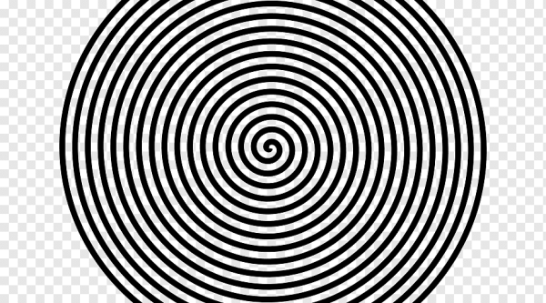 Черно белый круг