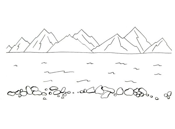 Летняя раскраска