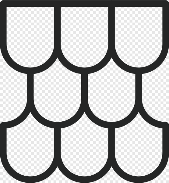 Черепица для крыши вектор