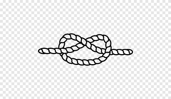 Веревка узел вектор