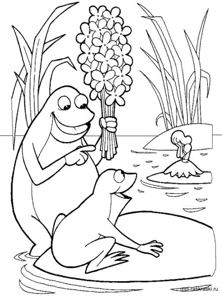 Раскраски по сказкам Андерсена для детей Дюймовочка