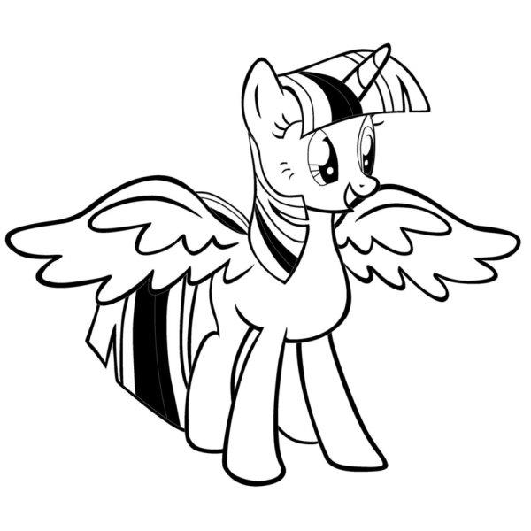 Принцесса ИСКОРКАМАЙ Литтл пони расскраска