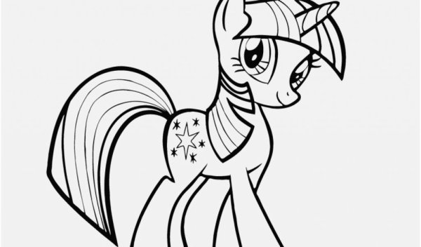 Раскраски my little Pony Искорка