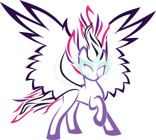 Злые пони раскраска