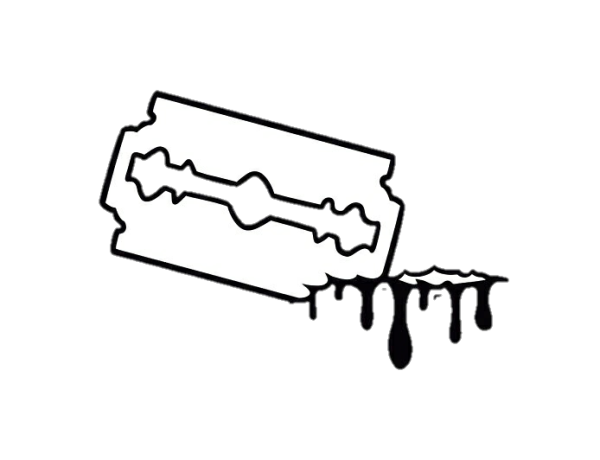 Лезвие тату эскиз