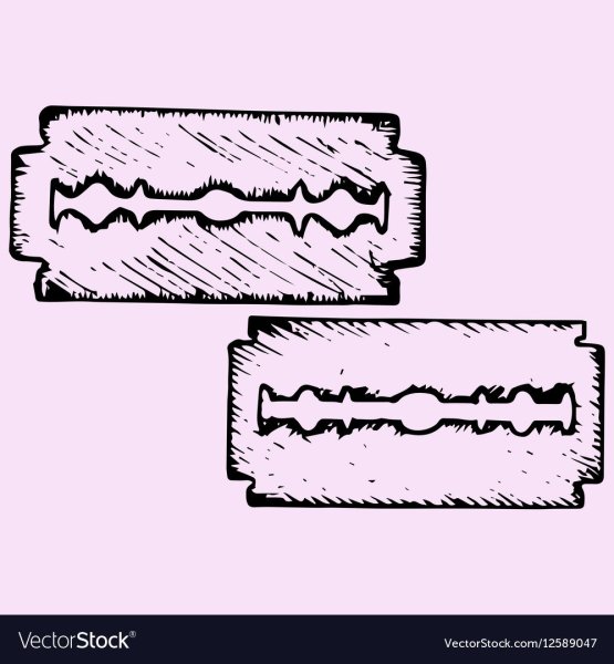 Лезвие бритвы эскиз