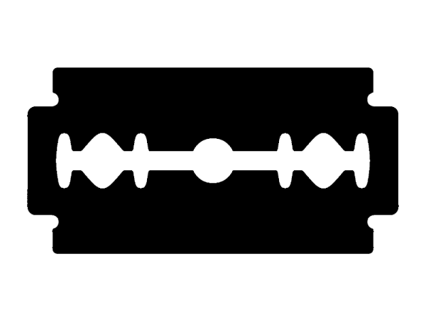 Трафарет лезвия