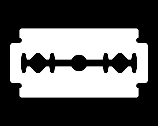 Лезвие бритвы вектор