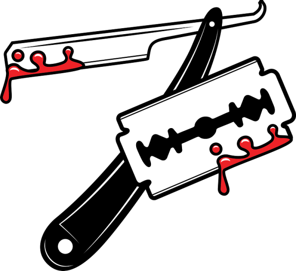 Лезвие бритвы эскиз