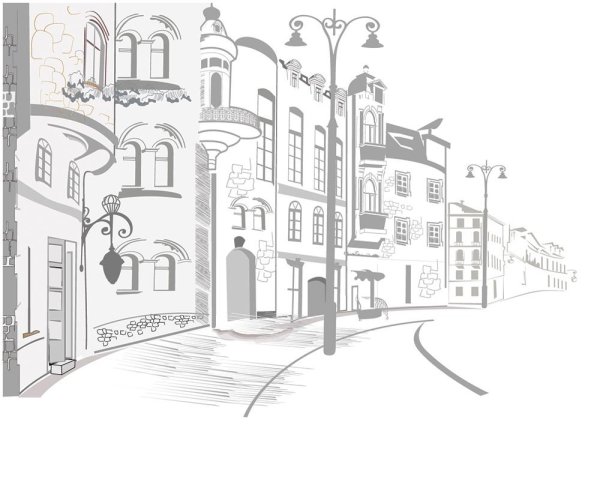 Контур старого города