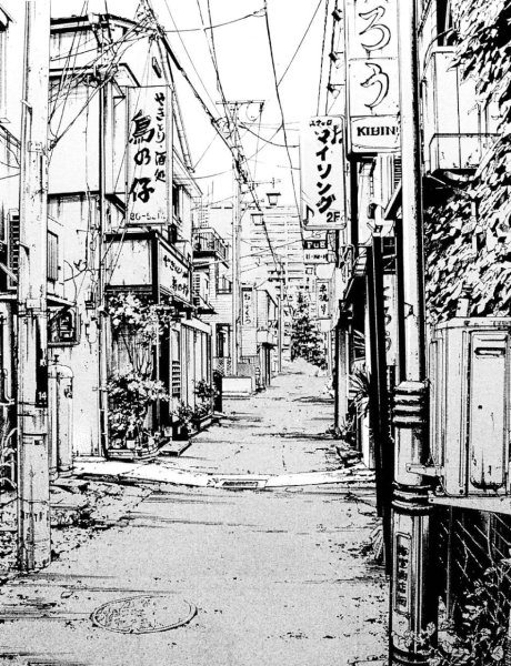 Токио улица Манга