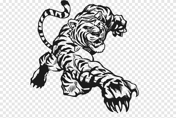 Векторное изображение тигра