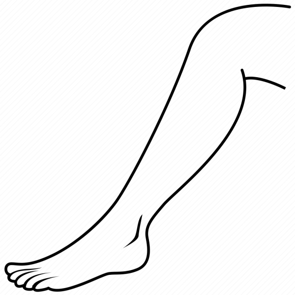 Ноги раскраска