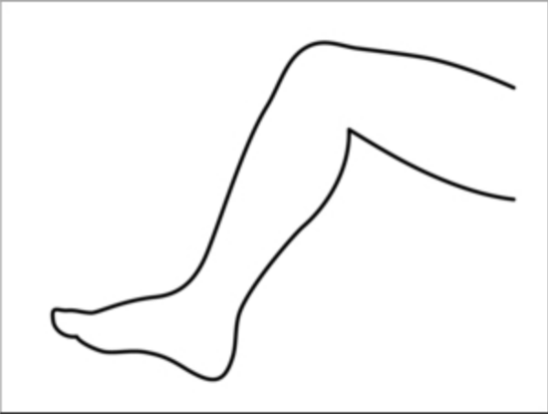 Рисование женских ног