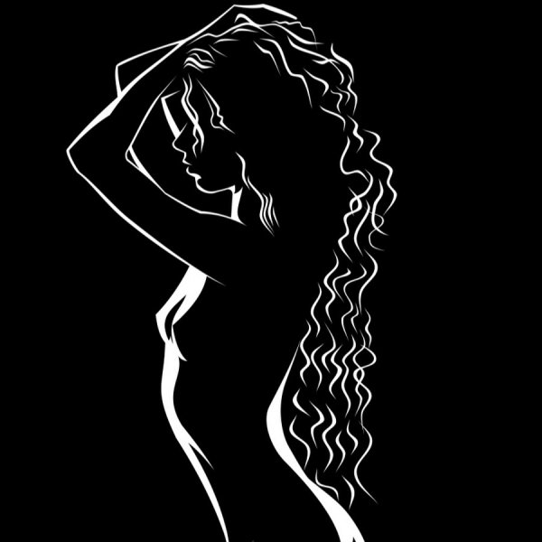 Силуэт женского тела