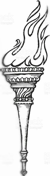 Олимпийский огонь вектор