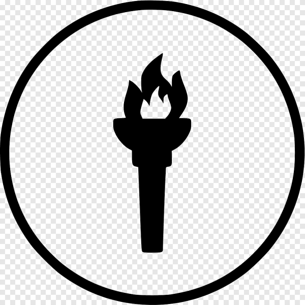 Факел раскраска для детей