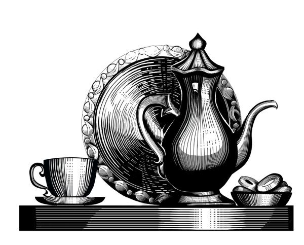 Стилизованная посуда