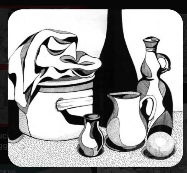 Поэтапная стилизация натюрморта