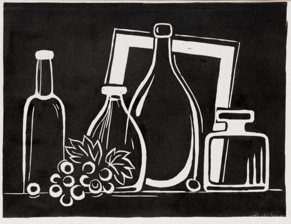 Силуэтный натюрморт