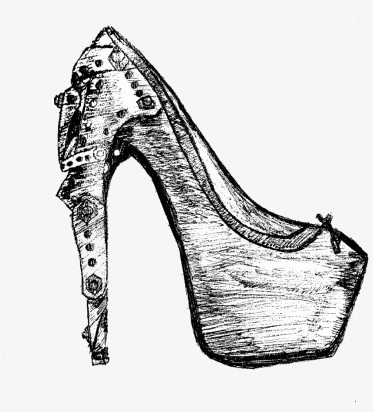 Каблуки карандашом