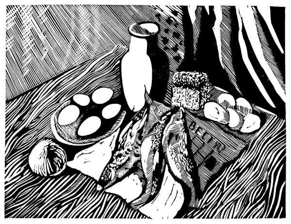 Натюрморт в технике Оверлеппинг