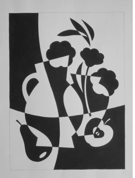 Натюрморт рисунок карандашом