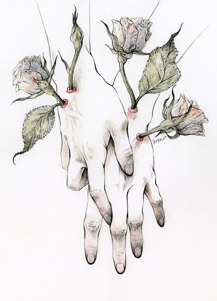 Черная акварель