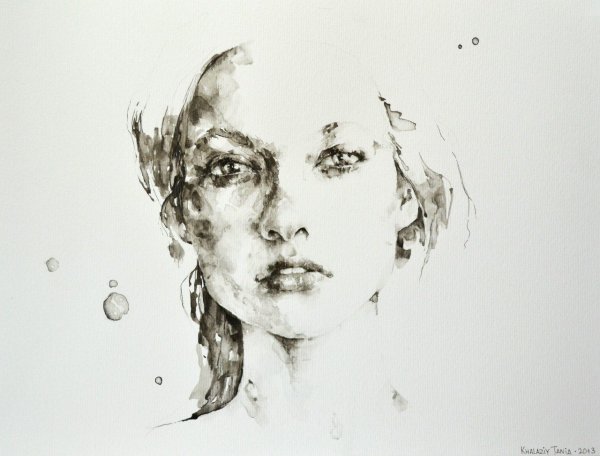 Эстетика рук акварелью