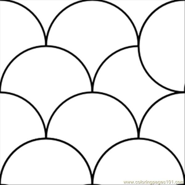 Трафарет чешуя