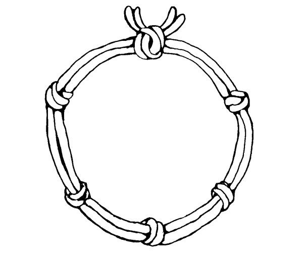 Браслет рисунок чб