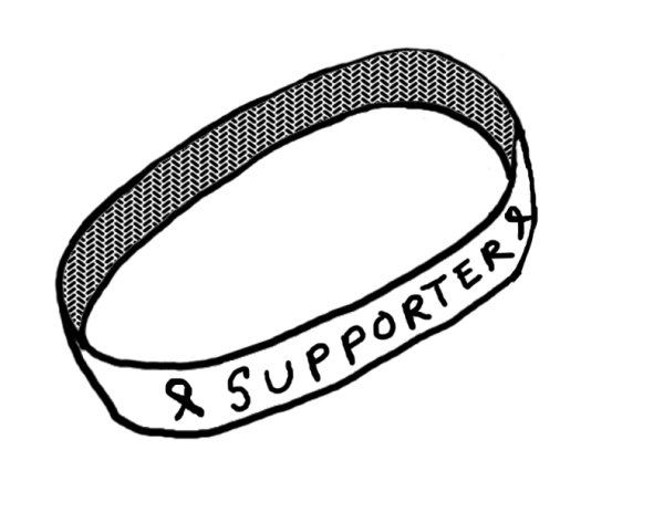 Браслет карандашом