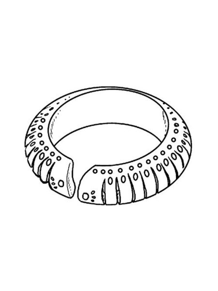 Браслет раскраска для детей