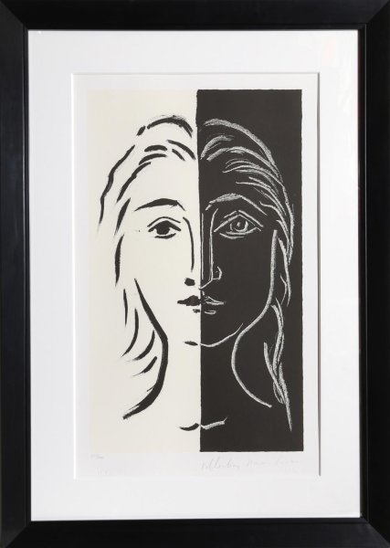 Пикассо девушка Графика