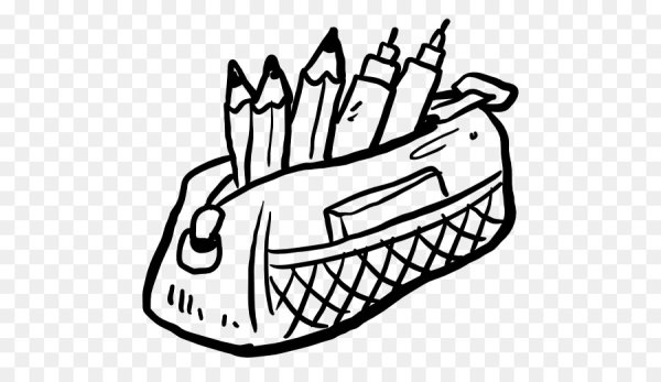 Пенал картинка раскраска