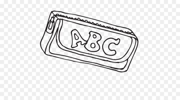 Раскраска пенал школьный