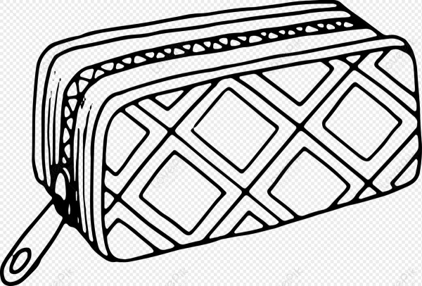 Раскраска пенал школьный