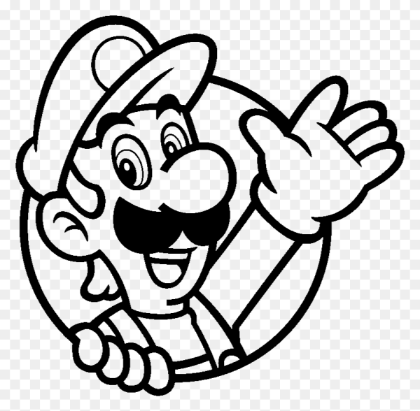 Марио и Луиджи разукрашка