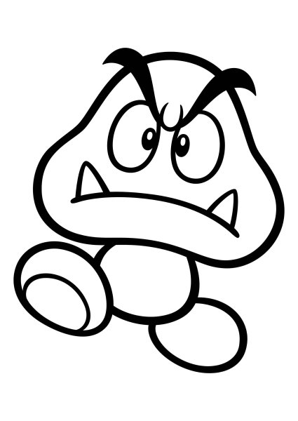 Гумба раскраска