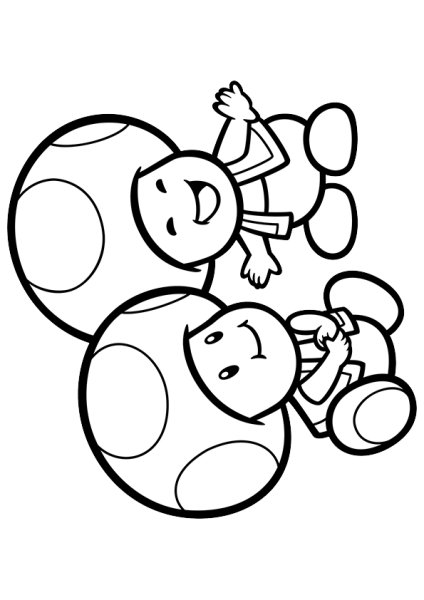 Тоад раскраска