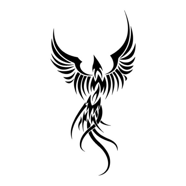Феникс тату эскизы